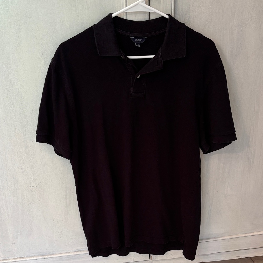 J. Crew Men's Black Polo Shirt